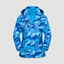 3-in-1 Waterproof Winter Coat, Fleece Lined,Two-Piece Suit, Hooded Ski & Hiking Jacket